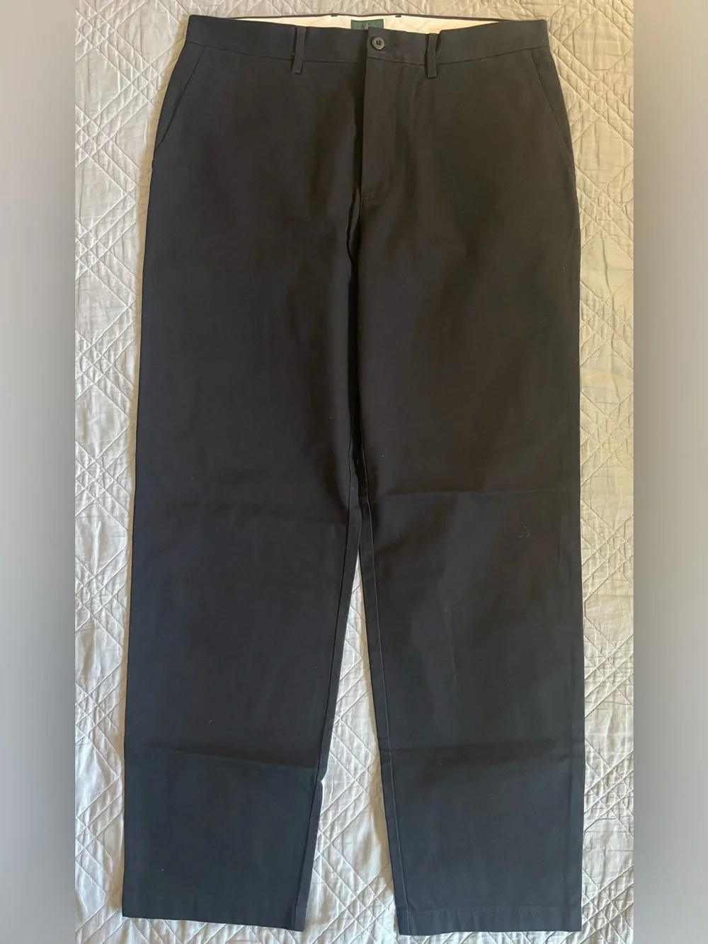 J. CREW Classic chino pant in Black Size 34/34 NWT $98 BE611